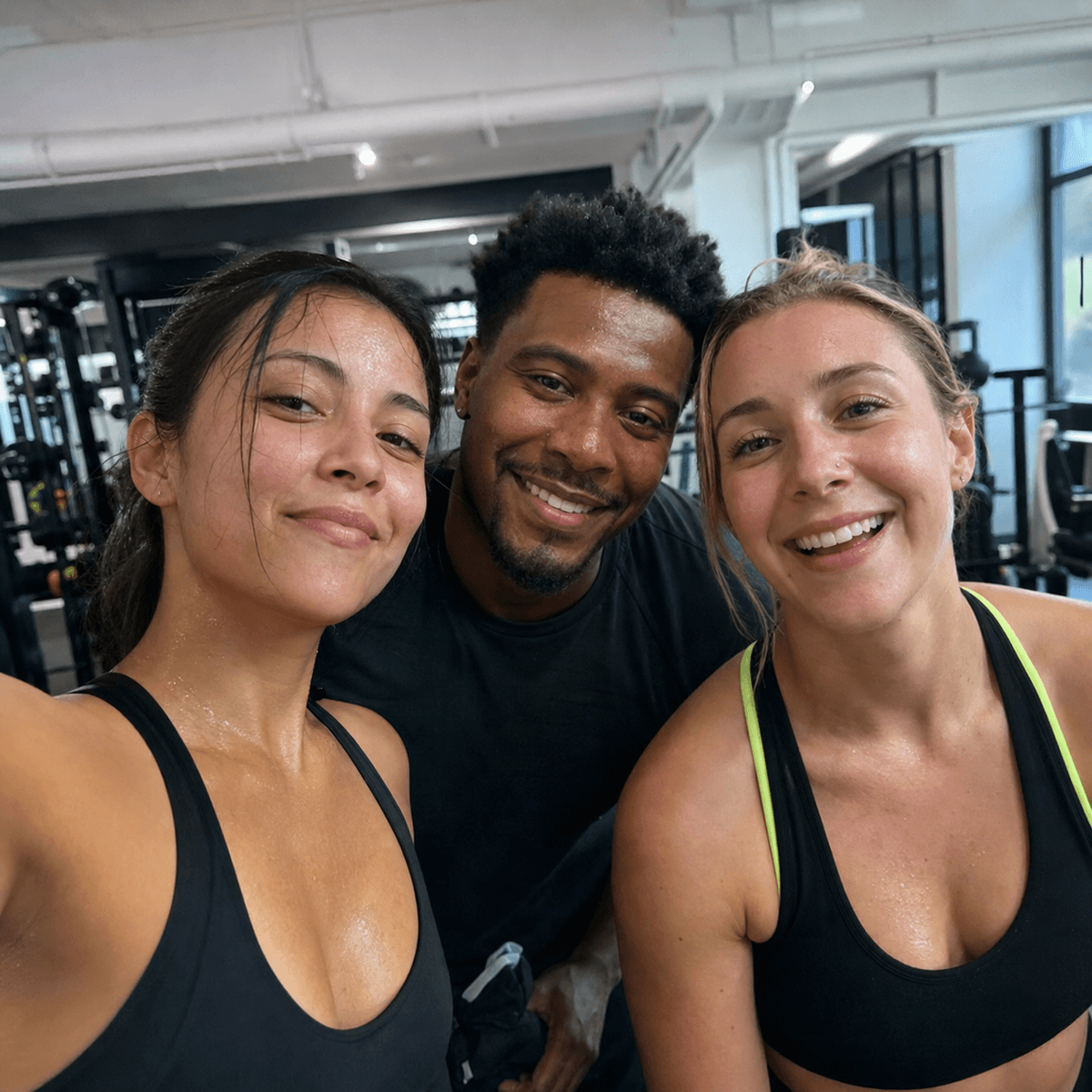 Friends after a workout